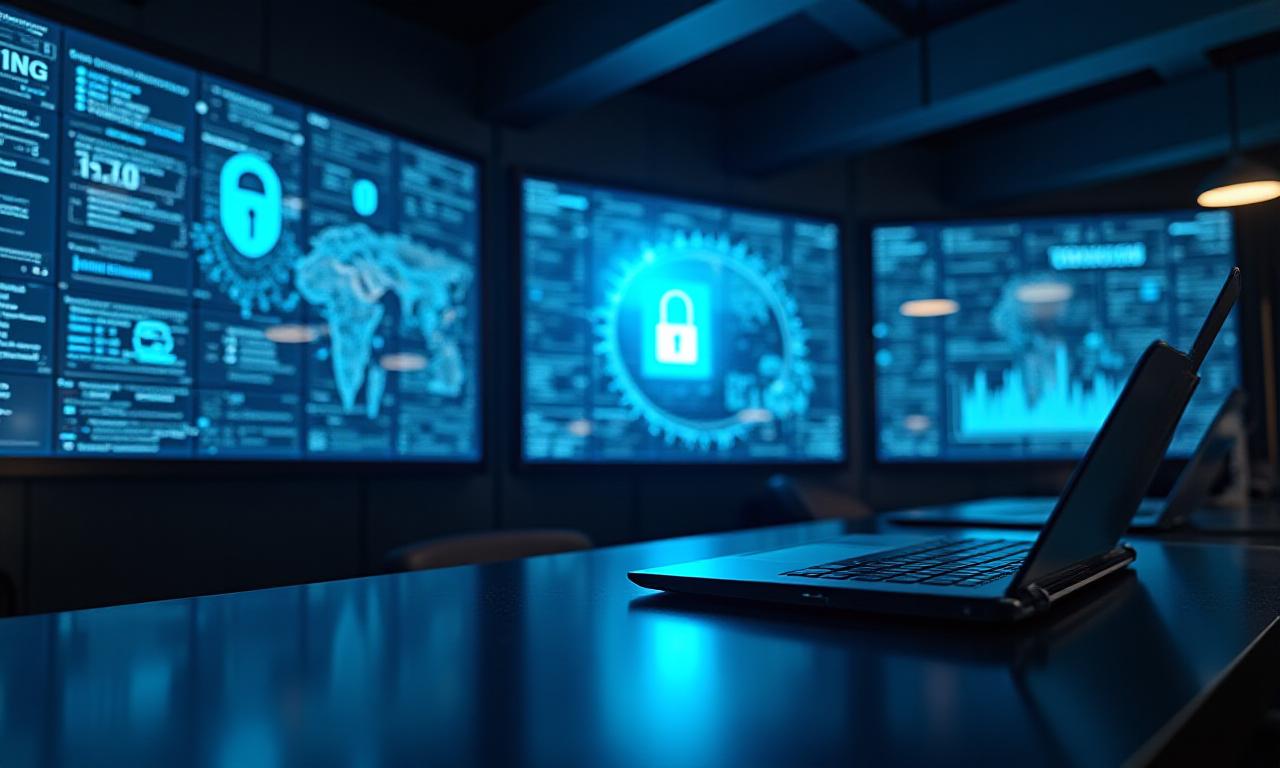 Secure data and logistics privacy visual